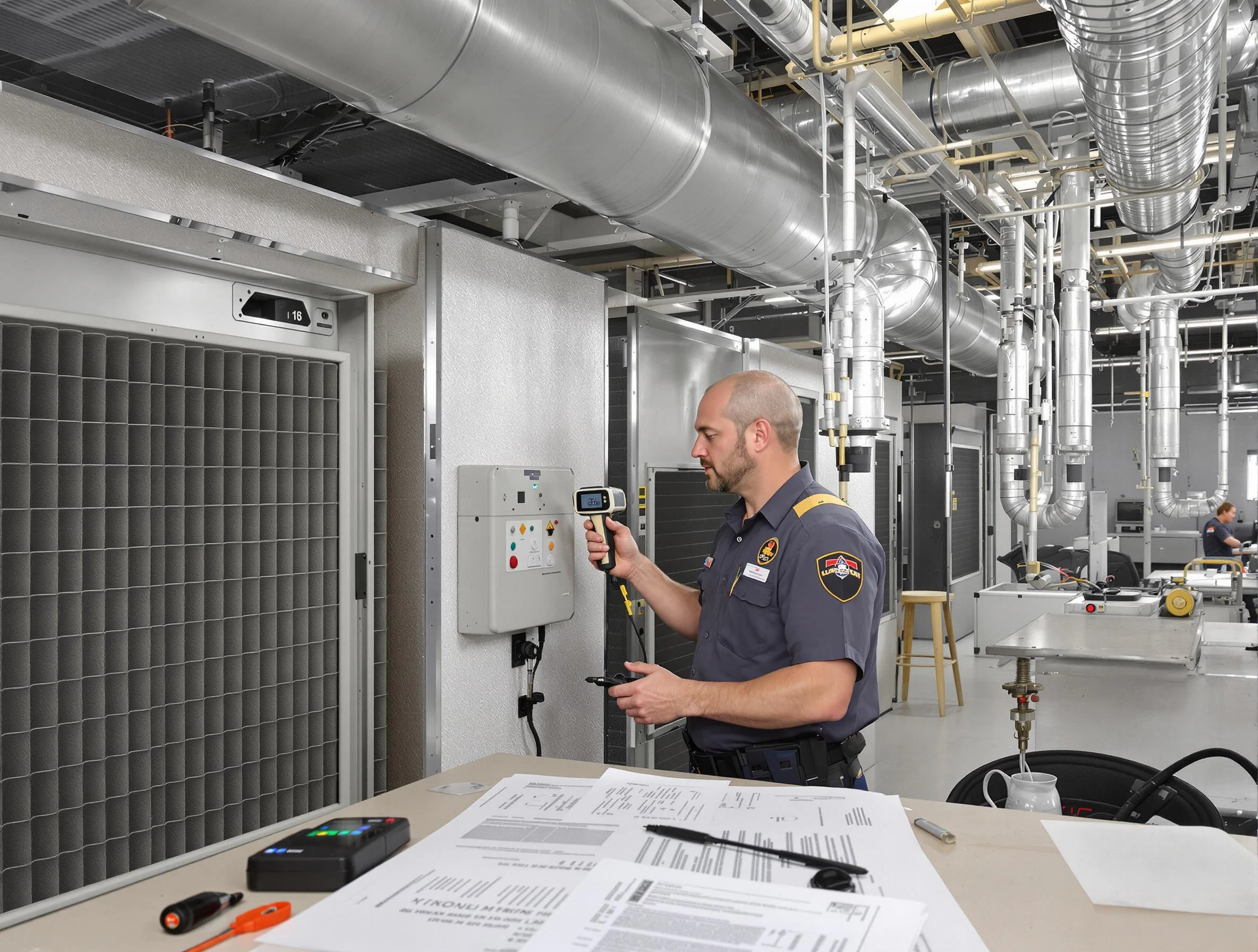 Professional filter system inspection by Everett Air Duct Cleaning in Everett