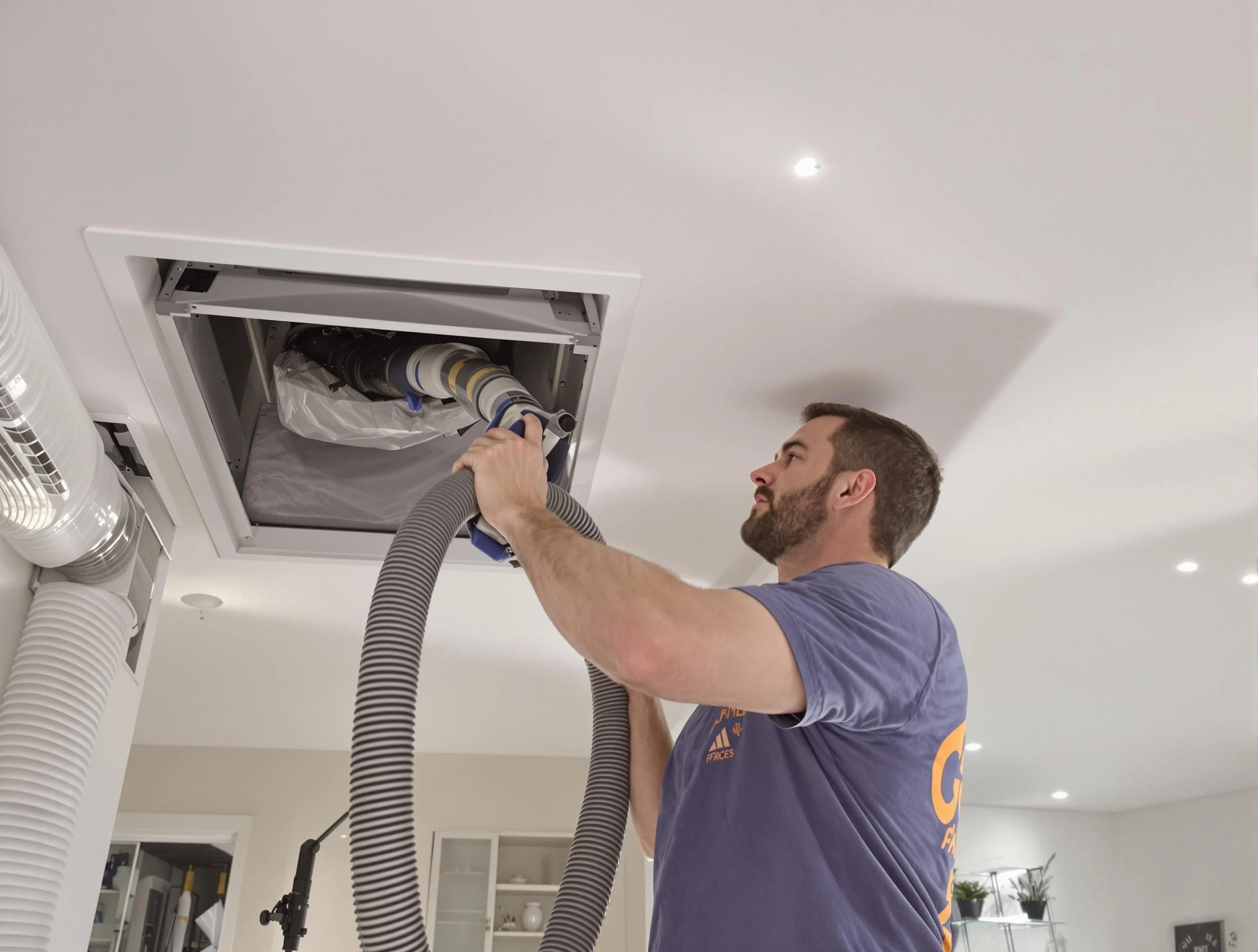 Precision indoor duct cleaning by Everett Air Duct Cleaning in Everett
